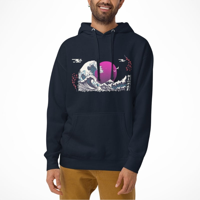 Purple Wave japansk sweatshirt