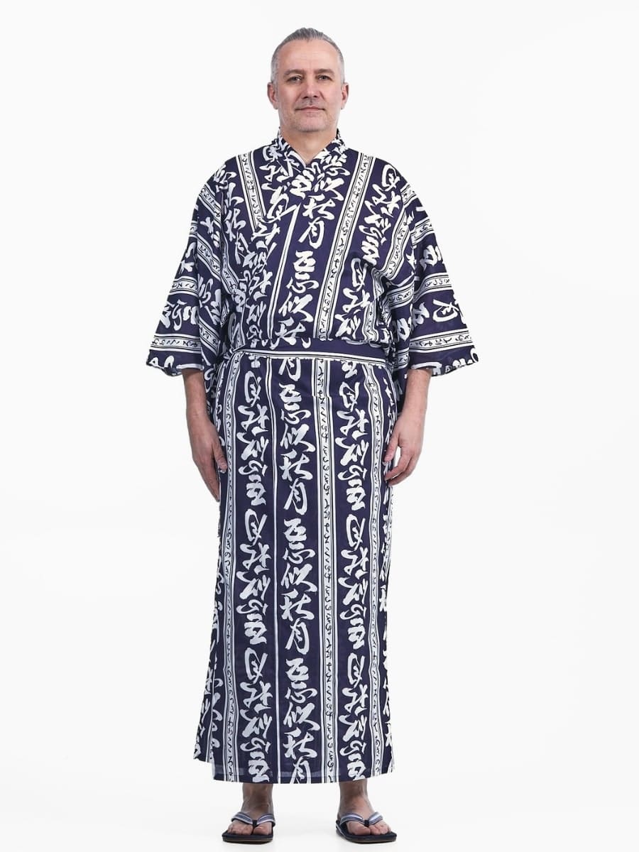 Ryokan Yukata Kimono til mænd S