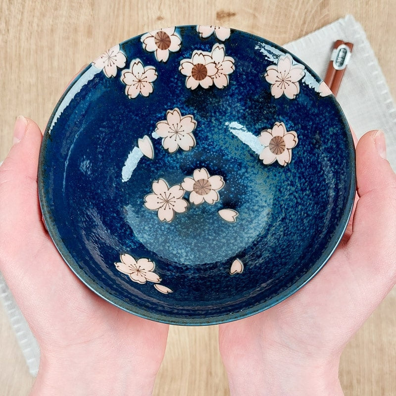 Sæt med 2 japanske Sakura-skåle
