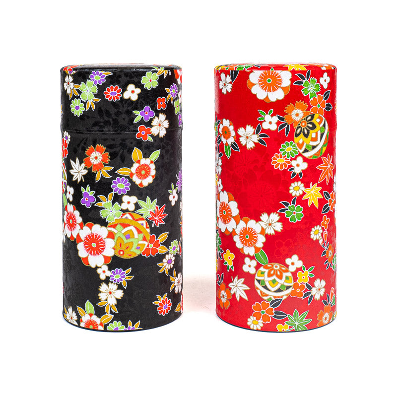 Sæt med 2 Tedåser med Washi-papir
