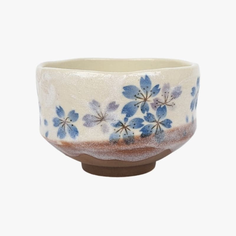 Sakura Blue japansk matchaskål