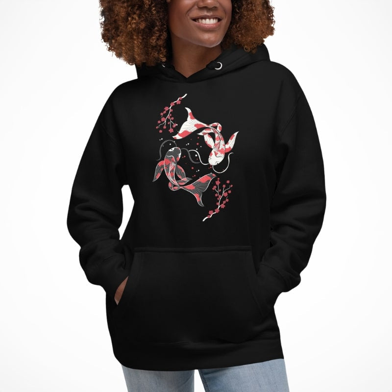 Sakura Koi japansk sweatshirt