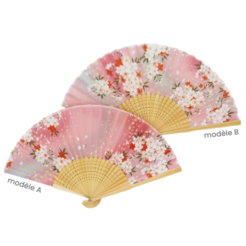 Sakura Pink japansk vifte
