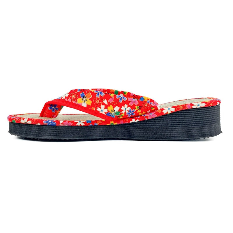 Sakura rød japansk zori EU 35-37