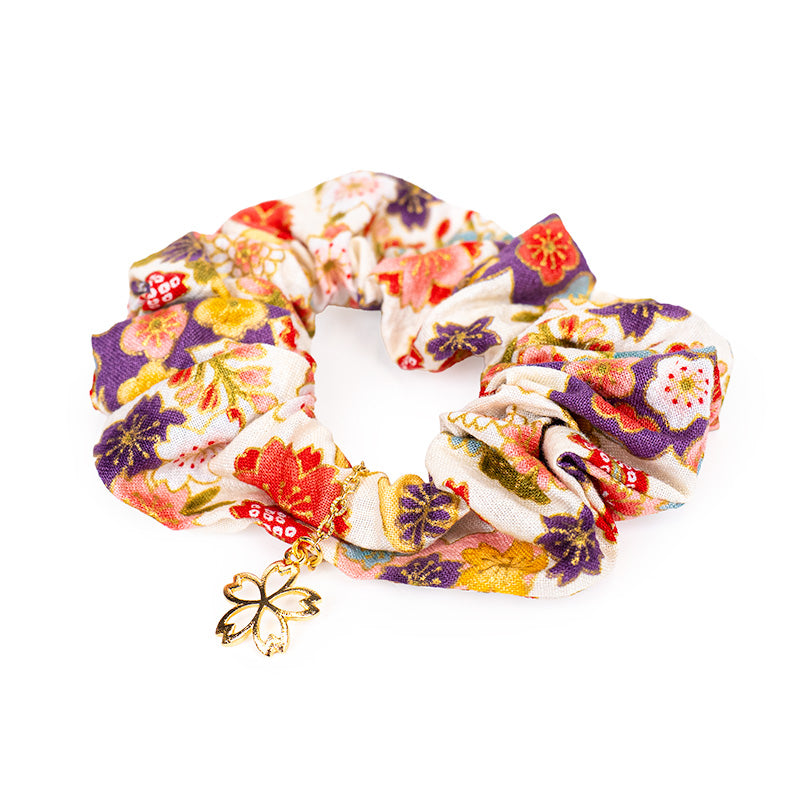 Scrunchie Hårelastik Japansk Hvid