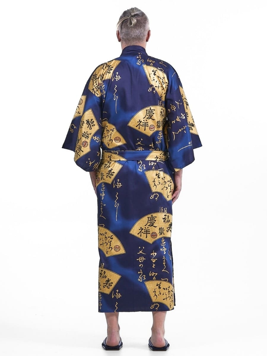 Sensu Gold japansk herrekimono - One size