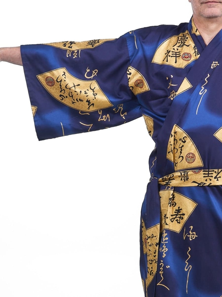 Sensu Gold japansk herrekimono - One size