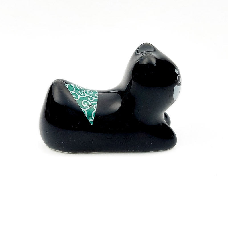 Shiba sort spisepindeholder