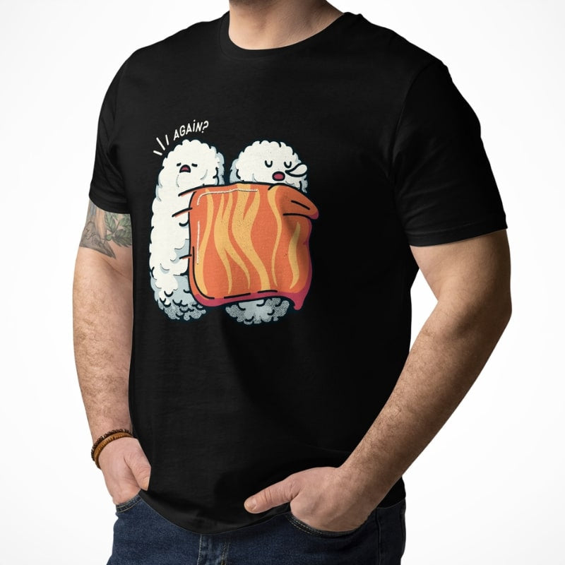 Sleeping Sushi Japansk T-shirt