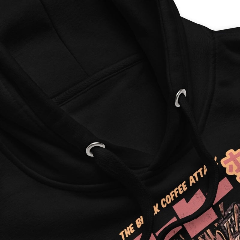 Sort kaffe japansk sweatshirt