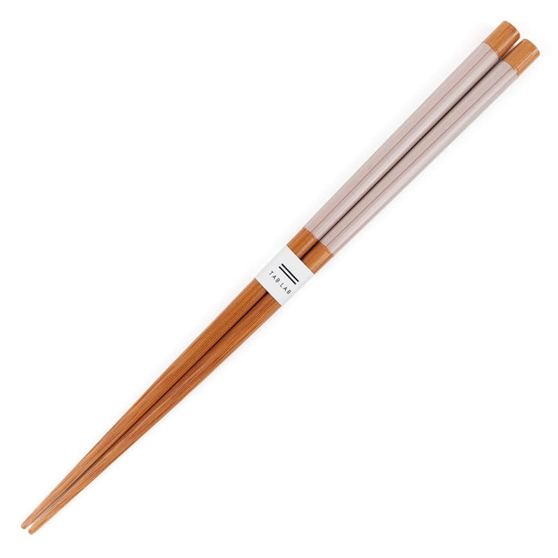 Spisepinde i japansk bambus beige
