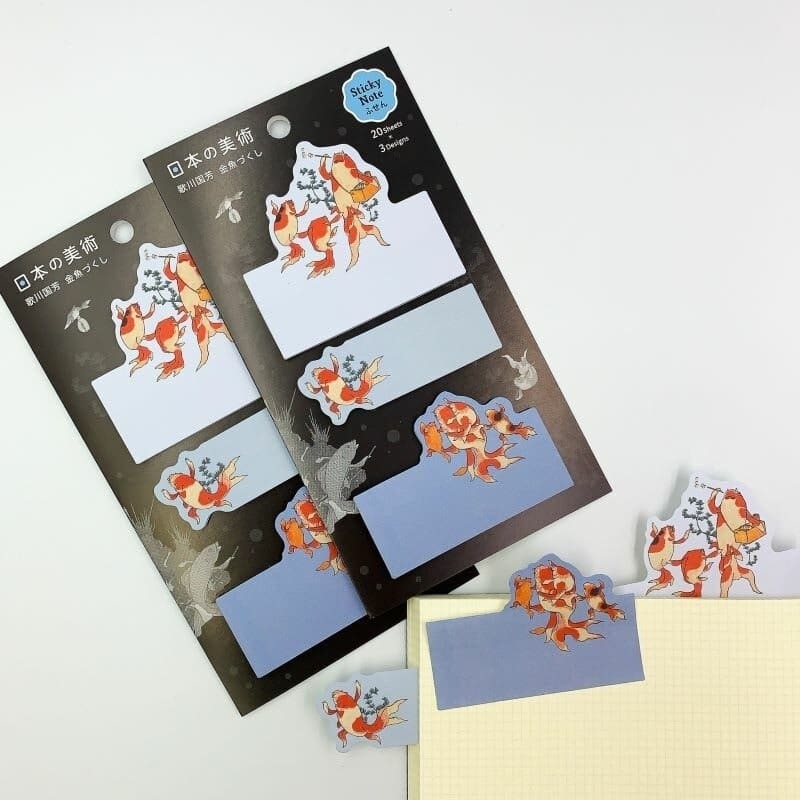 Sticky Notes Japonaises Kingyo af Kuniyoshi