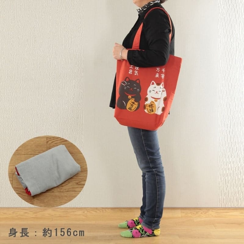 Taske Rød Maneki Neko Shōfuku