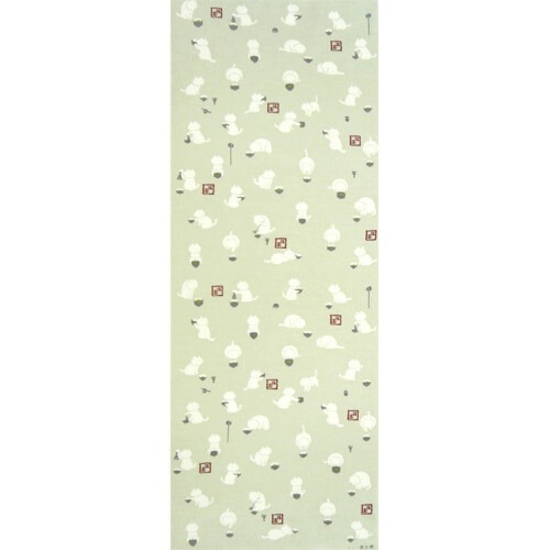 Tenugui Japansk Matcha Kat