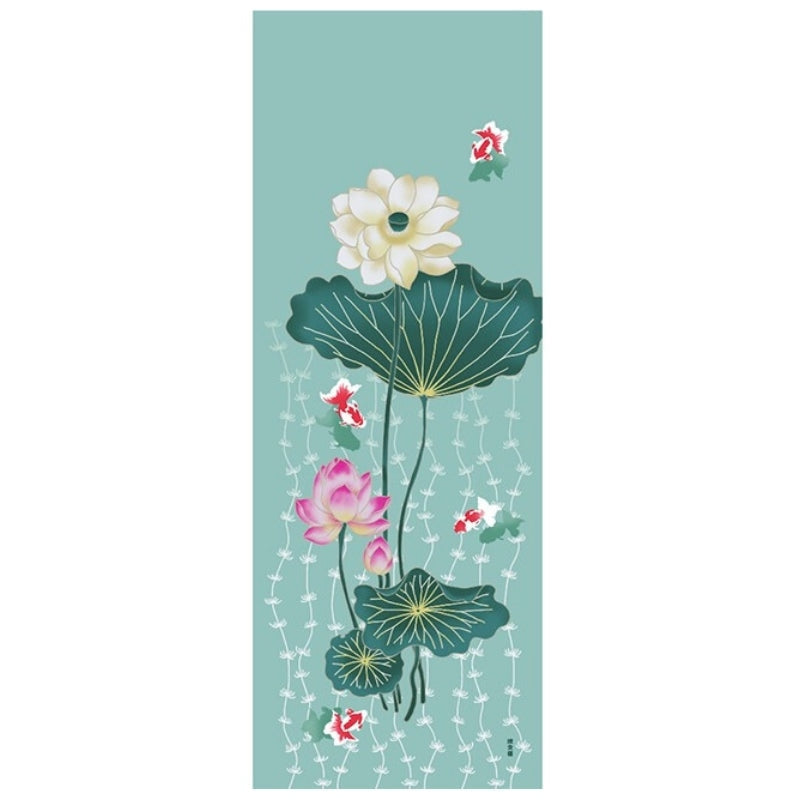 Tenugui Sacred Lotus Håndklæde