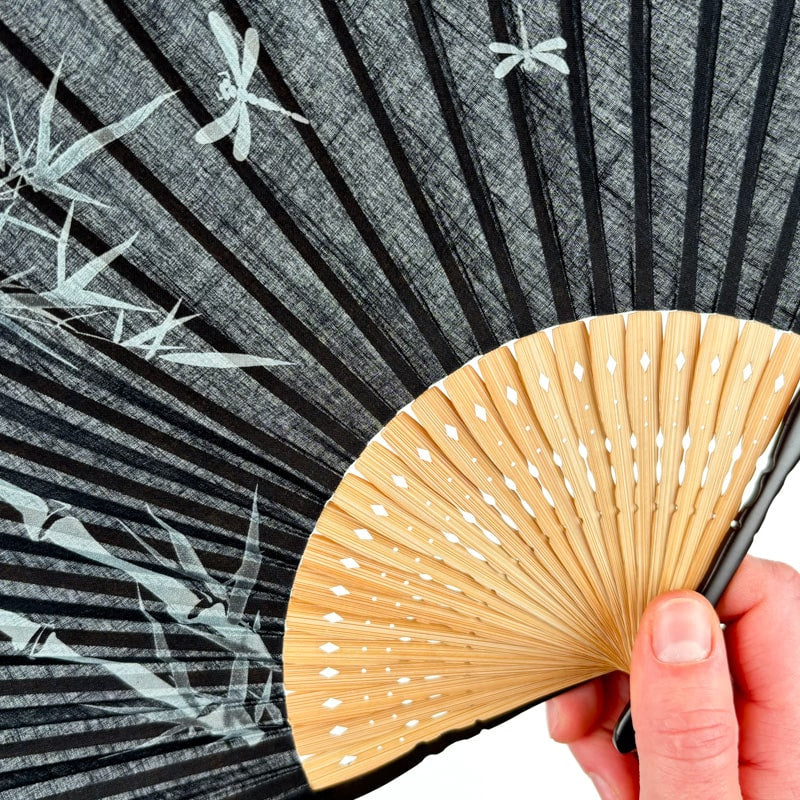 Tonbo sort japansk vifte