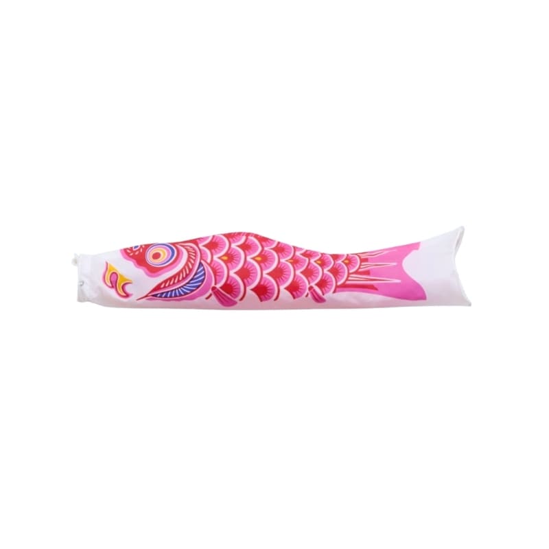 Traditionel lyserød japansk koinobori - 60 cm