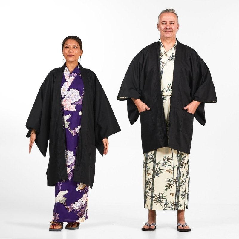Unisex japansk haori-jakke Én størrelse