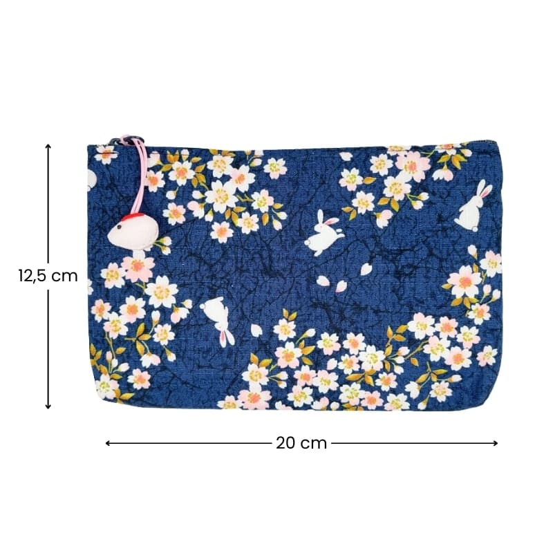 Usagi Sakura japansk koblingstaske blå