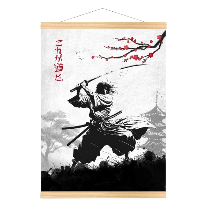 Way of the Warrior japansk plakat A3