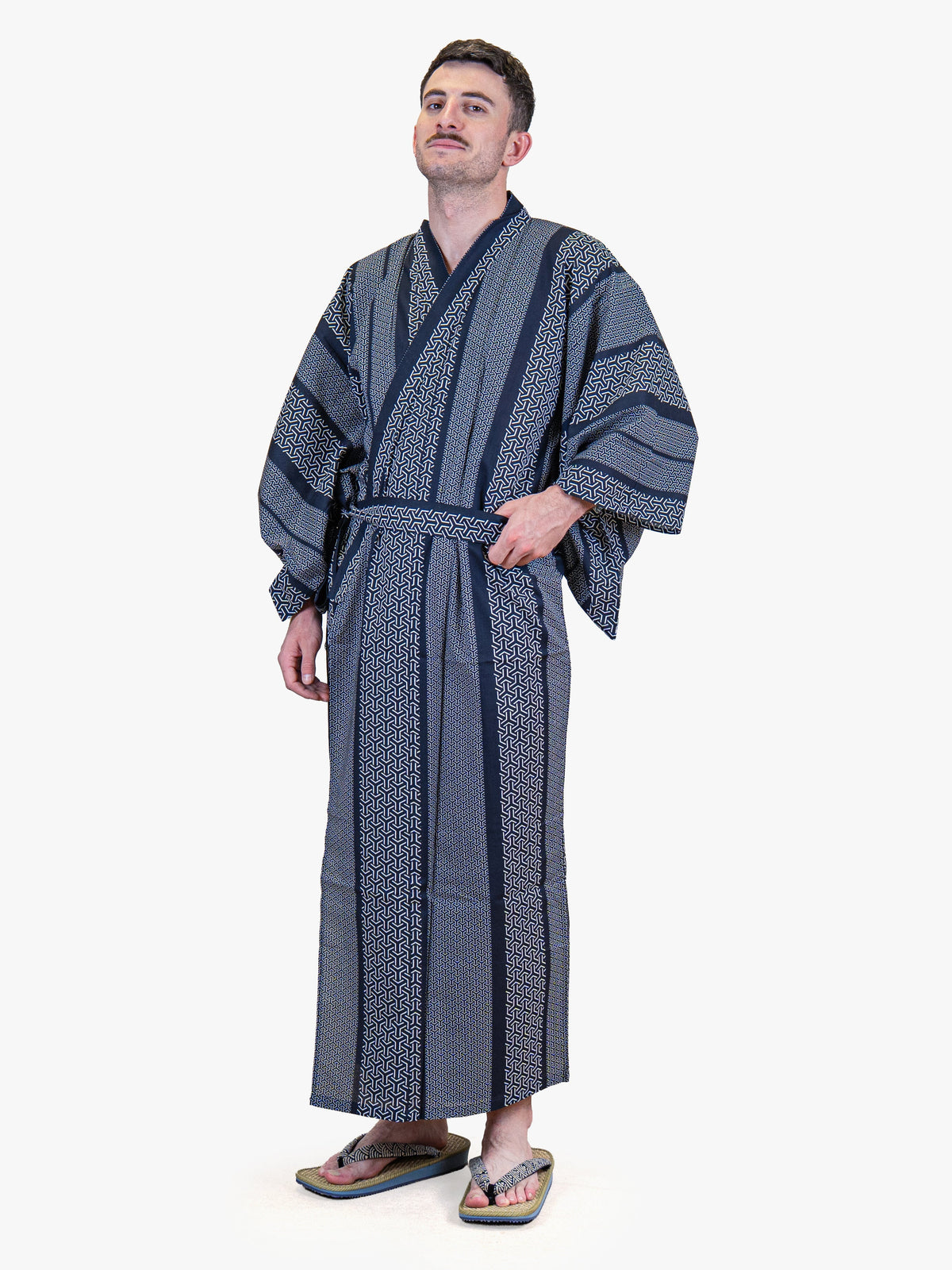 Yukata-kimono Herre – Kumi-Kikkō S