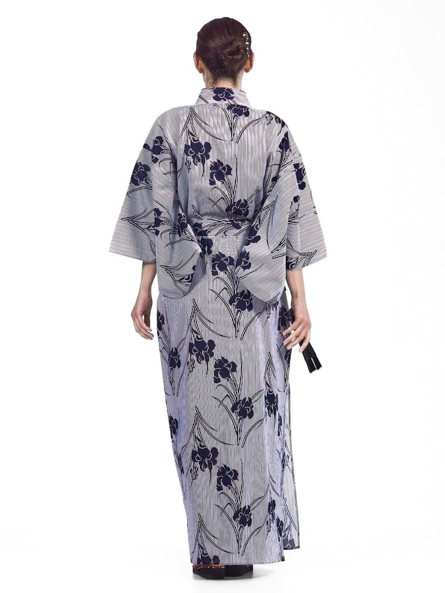 Yukata Kimono til kvinder Iris