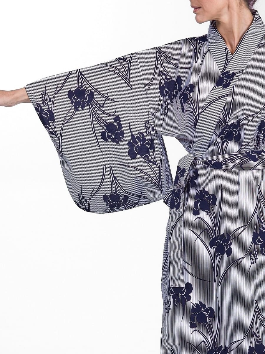 Yukata Kimono til kvinder Iris