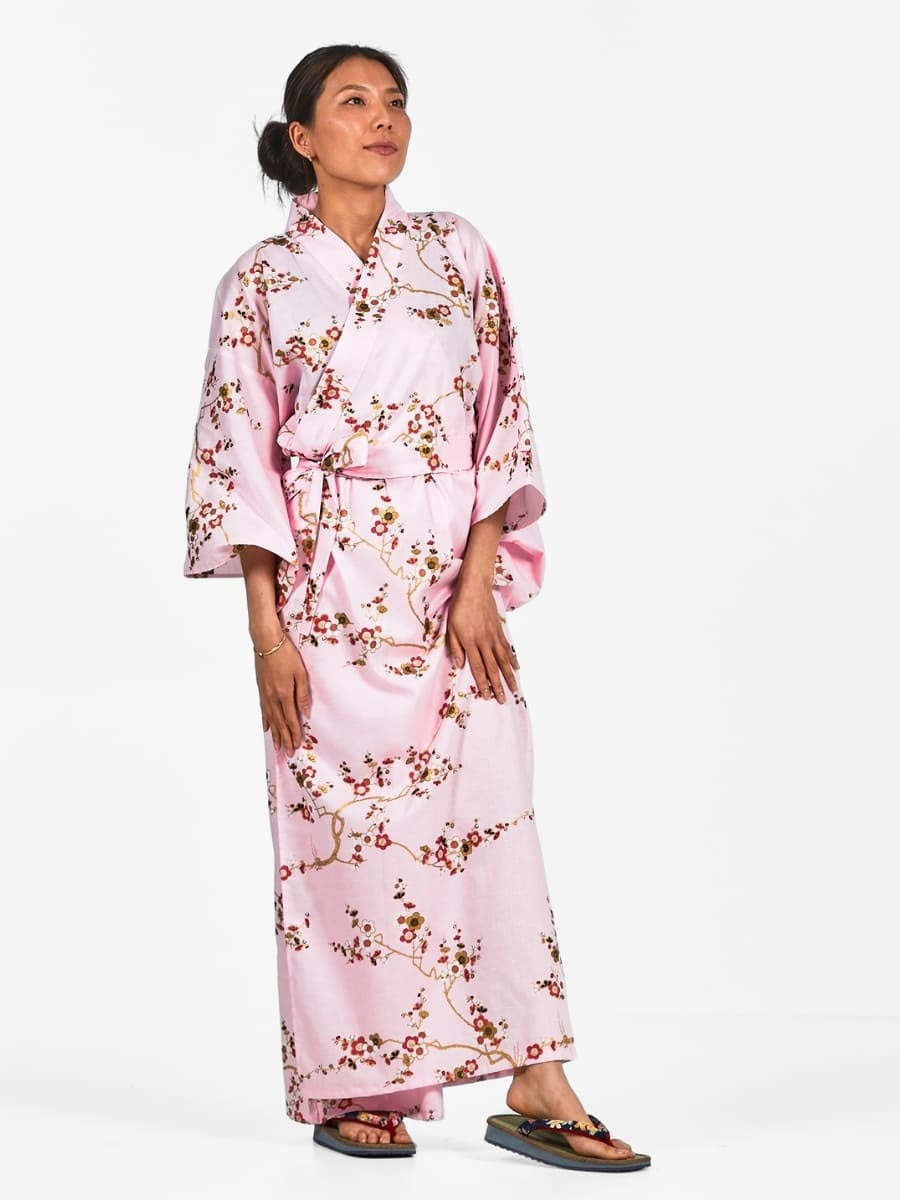 Yukata Kimono til kvinder Ōgonbai