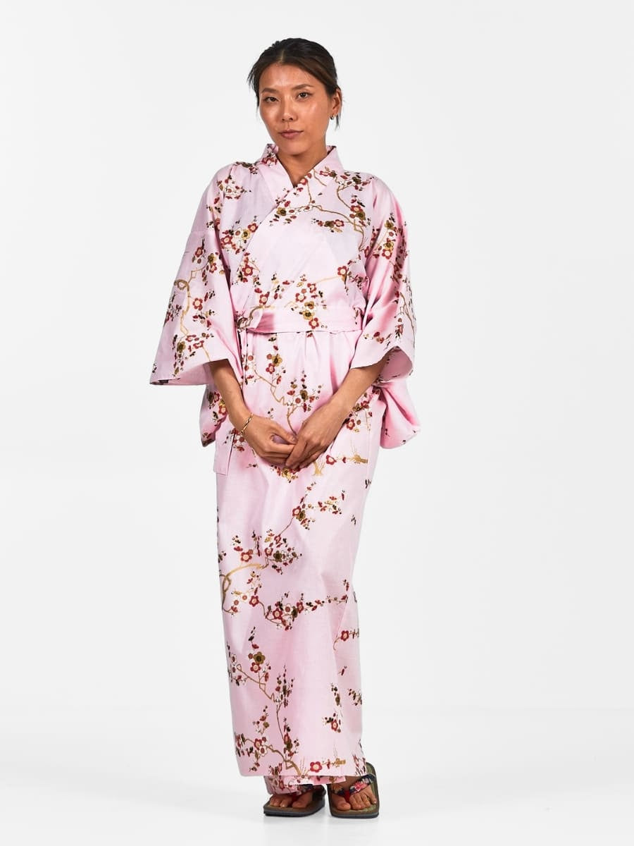 Yukata Kimono til kvinder Ōgonbai