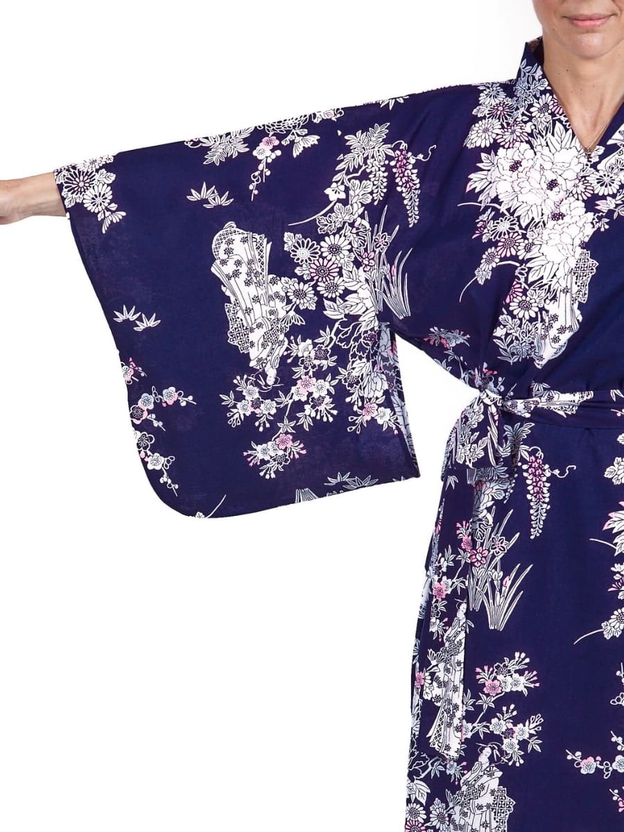 Yukata Kimono til kvinder Peony & Geisha