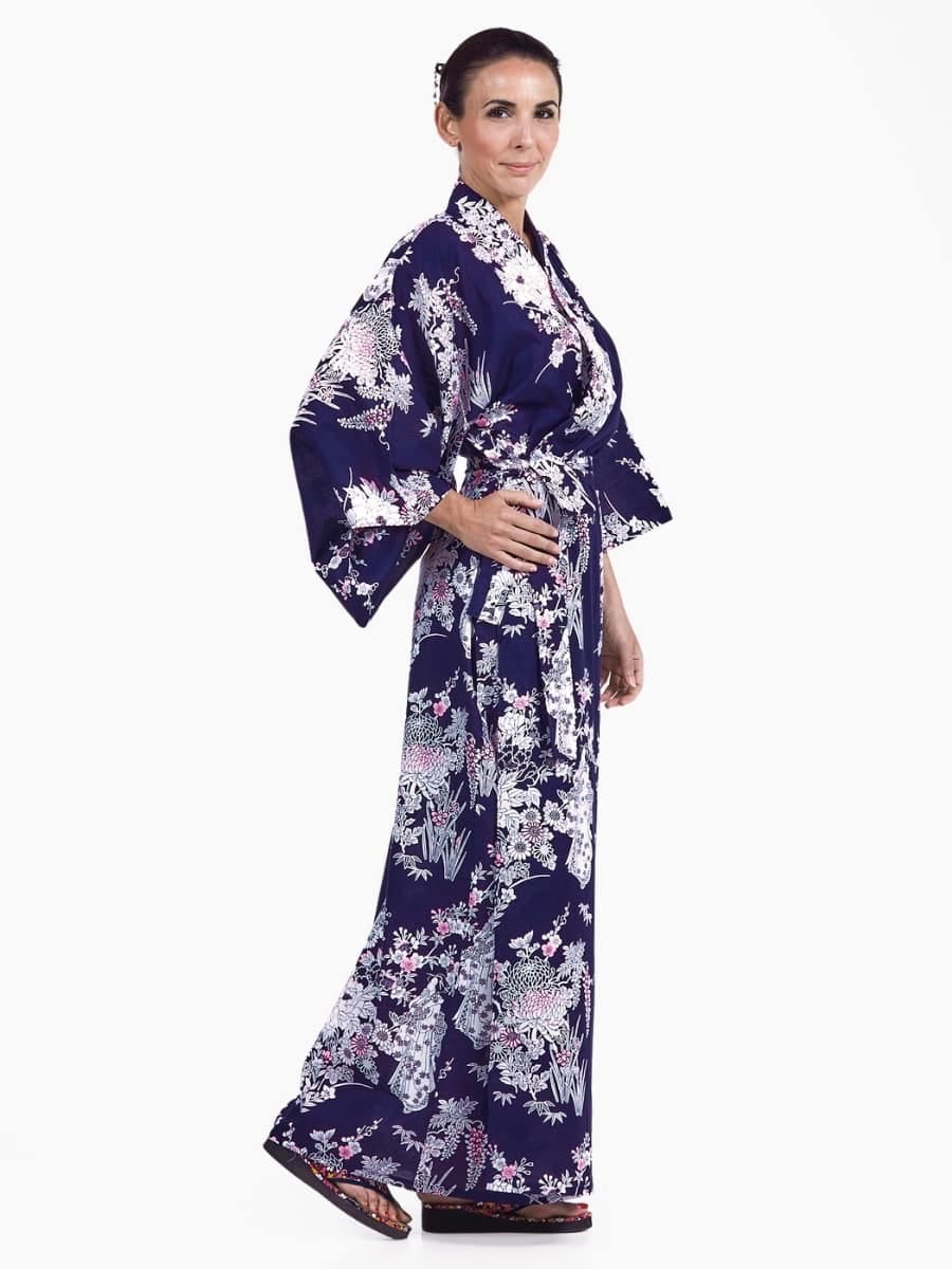 Yukata Kimono til kvinder Peony & Geisha