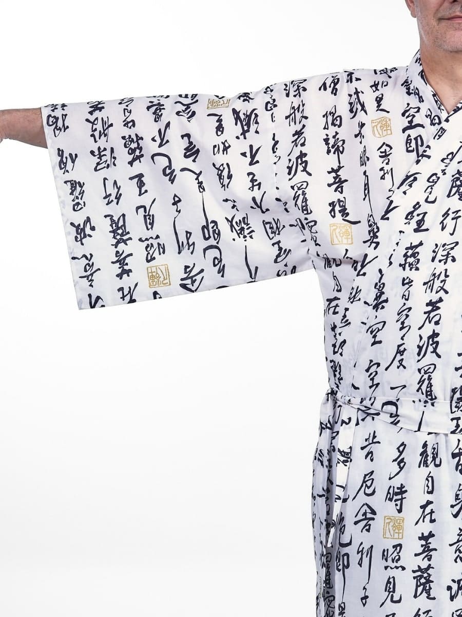 Yukata Sutra Hannya Kimono til mænd