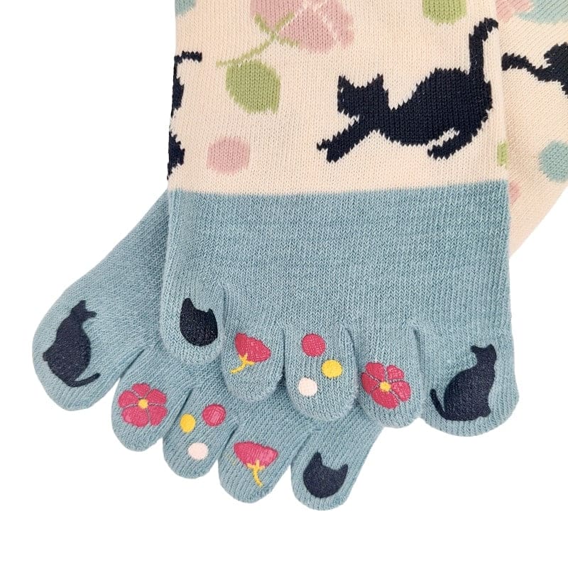 Yumemi Neko 5-finger-strømper EU 36-39