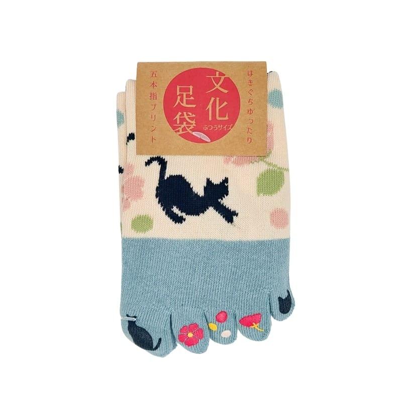 Yumemi Neko 5-finger-strømper EU 36-39