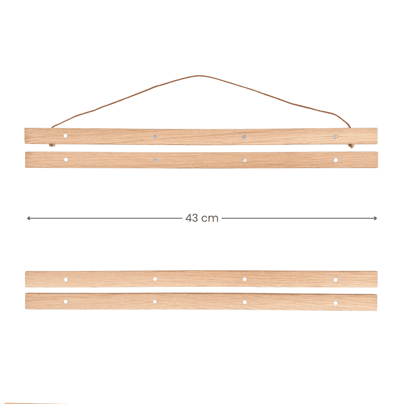 A3 Landscape Magnetic Wooden Poster Holder