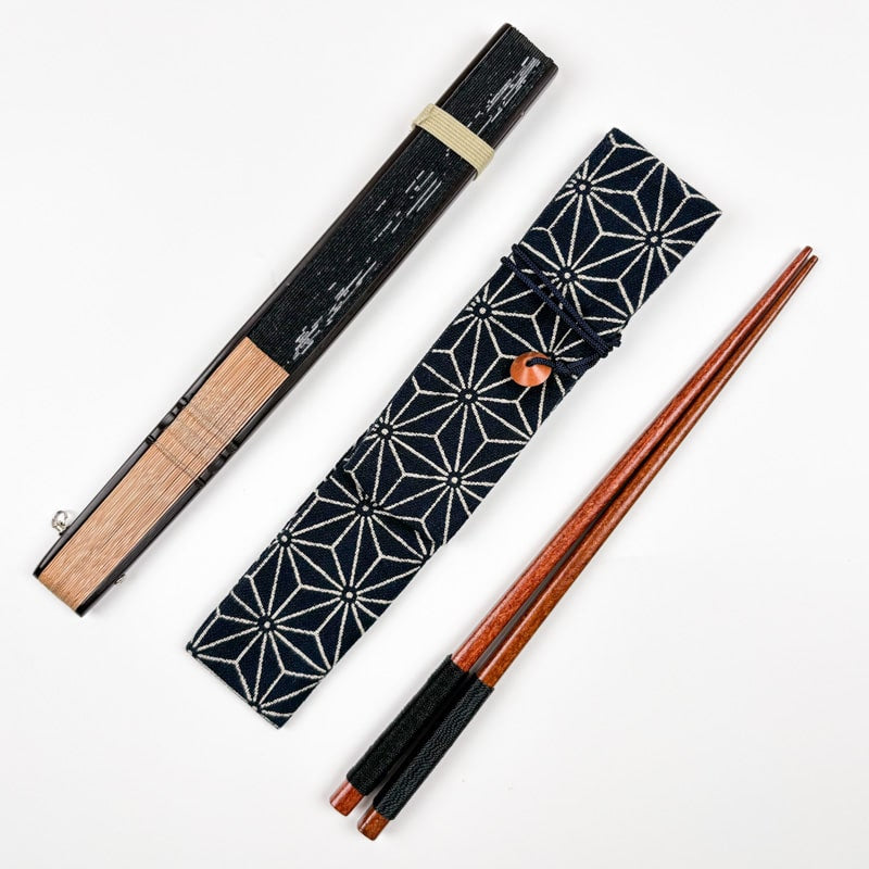 Asanoha Fan Clutch-taske