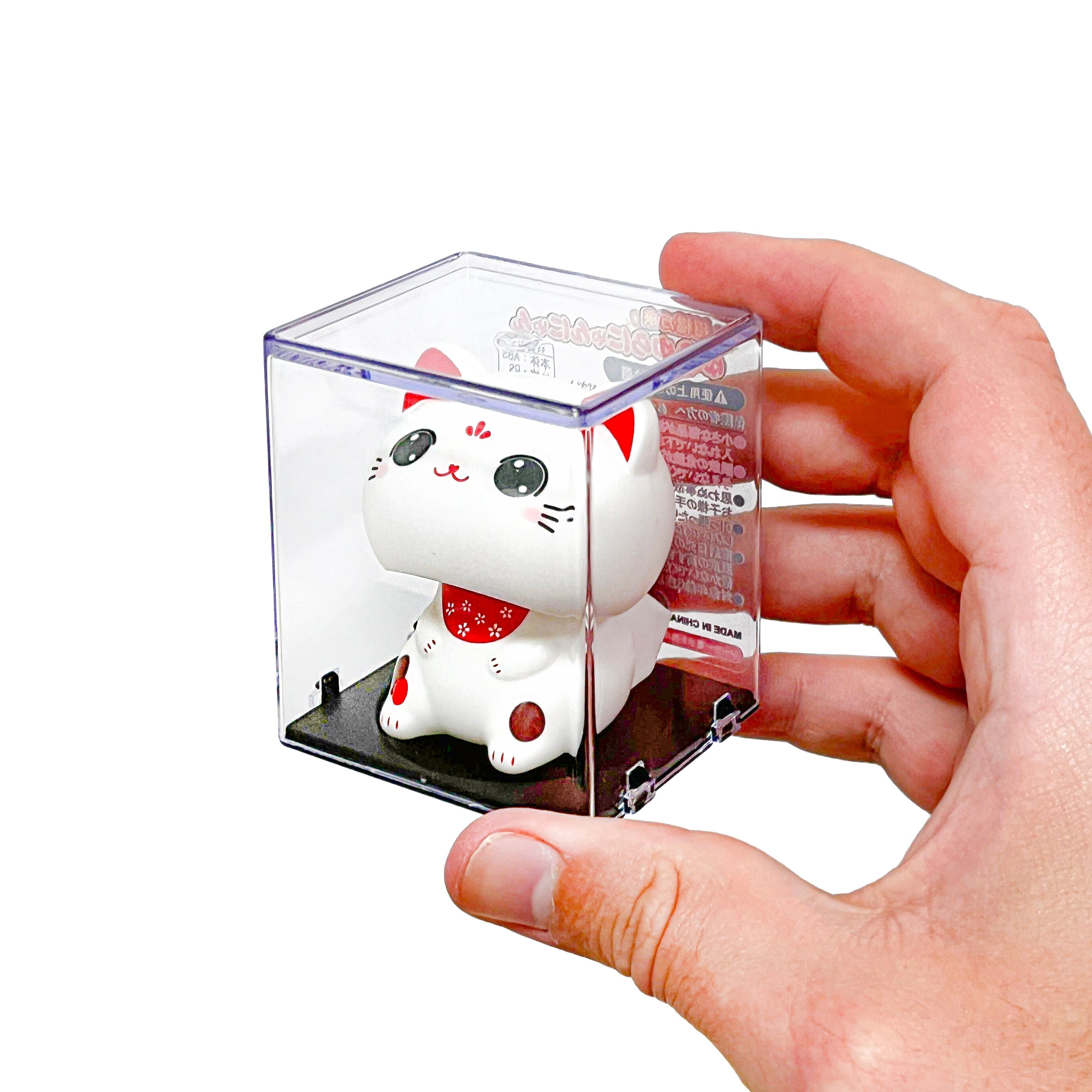Bevægelig Solcelledrevet Lykkekat - Kawaii
