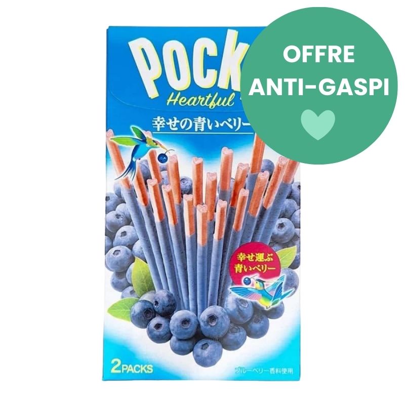 Blåbær Pocky Stick Heart