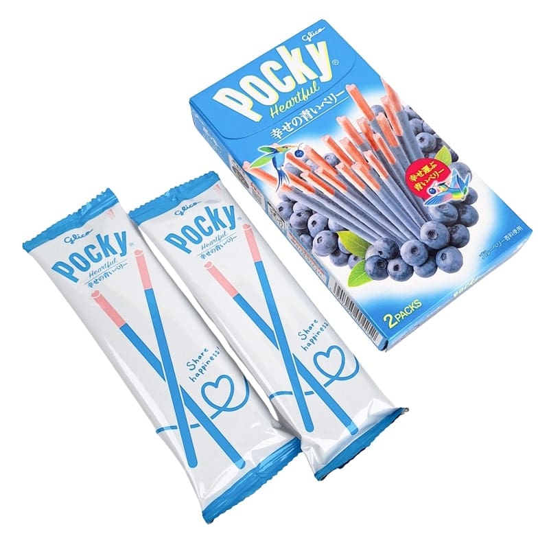 Blåbær Pocky Stick Heart