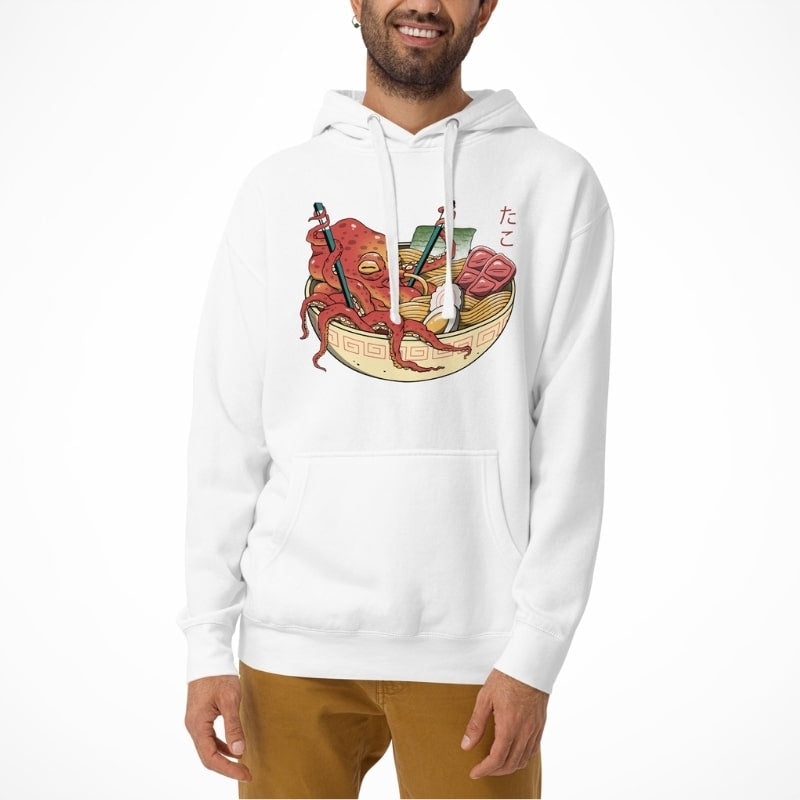 Blæksprutte Ramen japansk sweatshirt