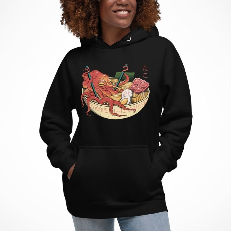 Blæksprutte Ramen japansk sweatshirt