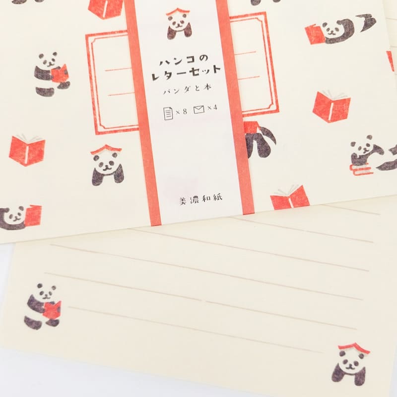 Brevpapir og konvolutter Panda