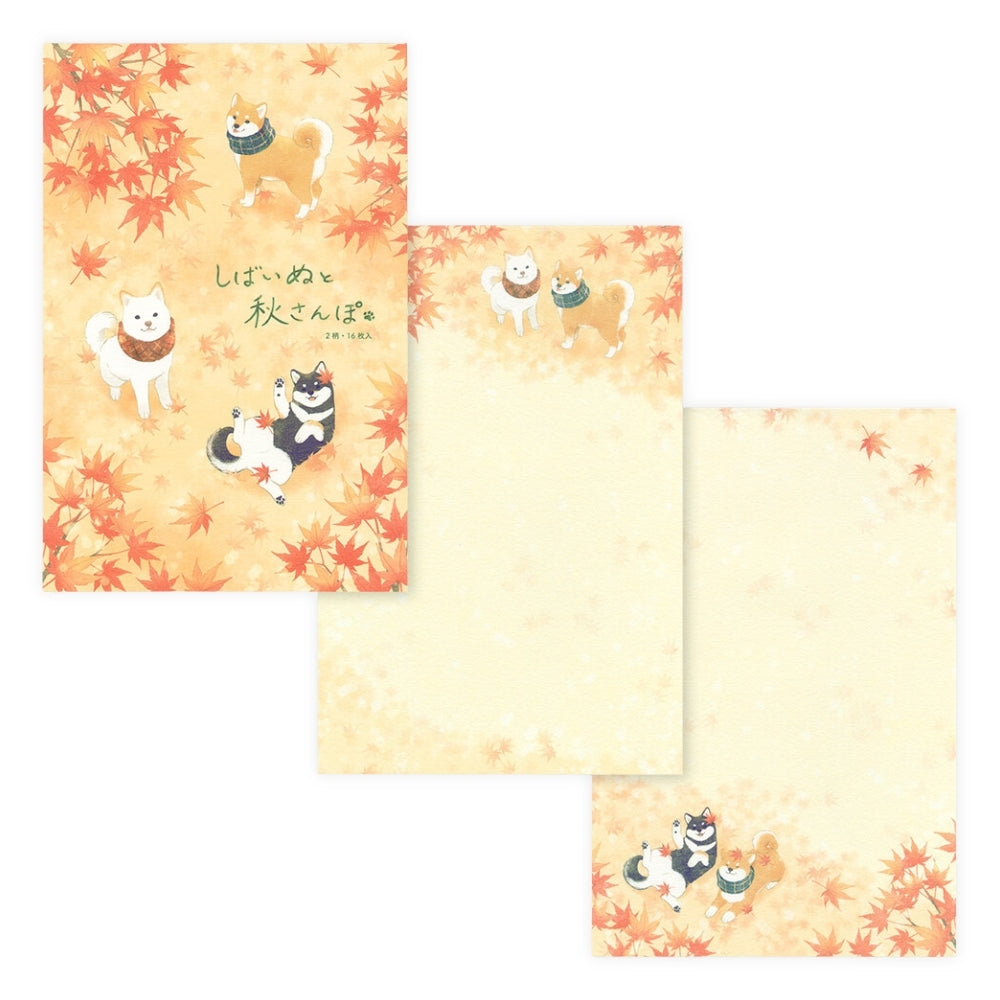 Brevpapir - Shiba & Momiji