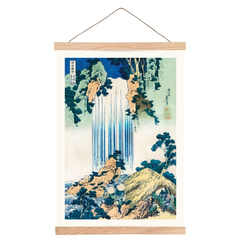 Cascade de Yoro japansk plakat A3