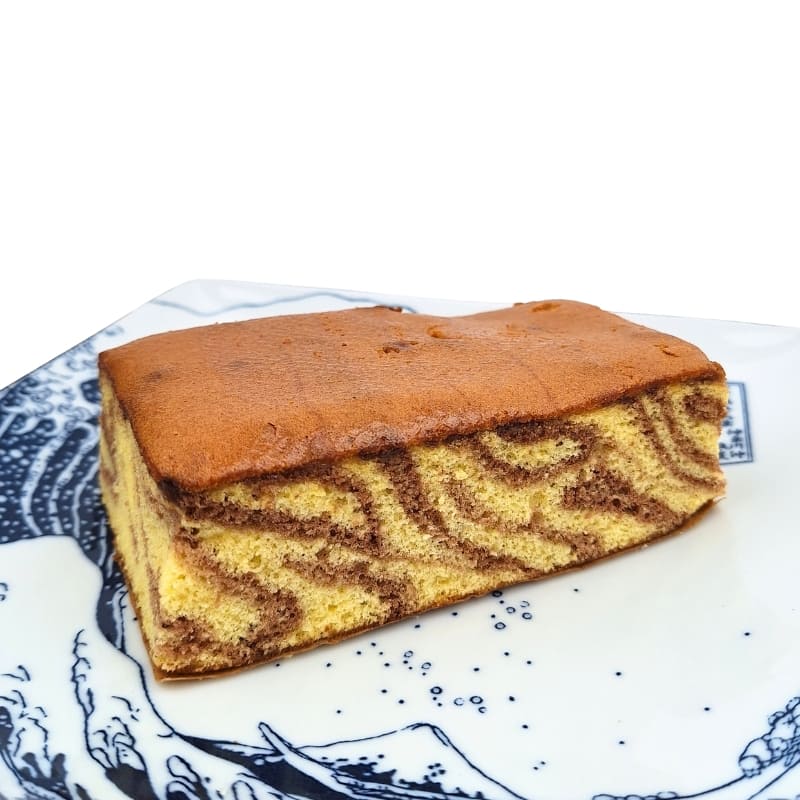 Castella chokolade-marmorkage
