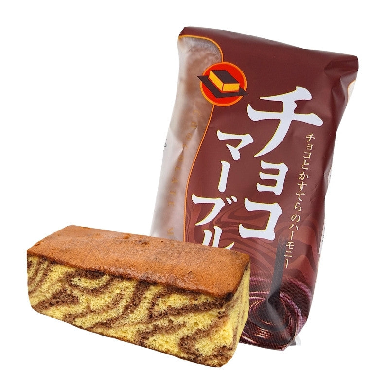 Castella chokolade-marmorkage