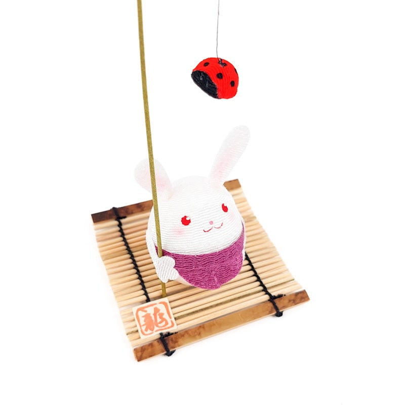 Chirimen Kanin Japansk figur