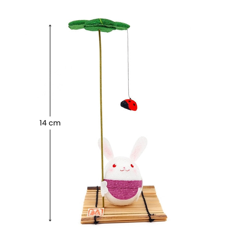 Chirimen Kanin Japansk figur