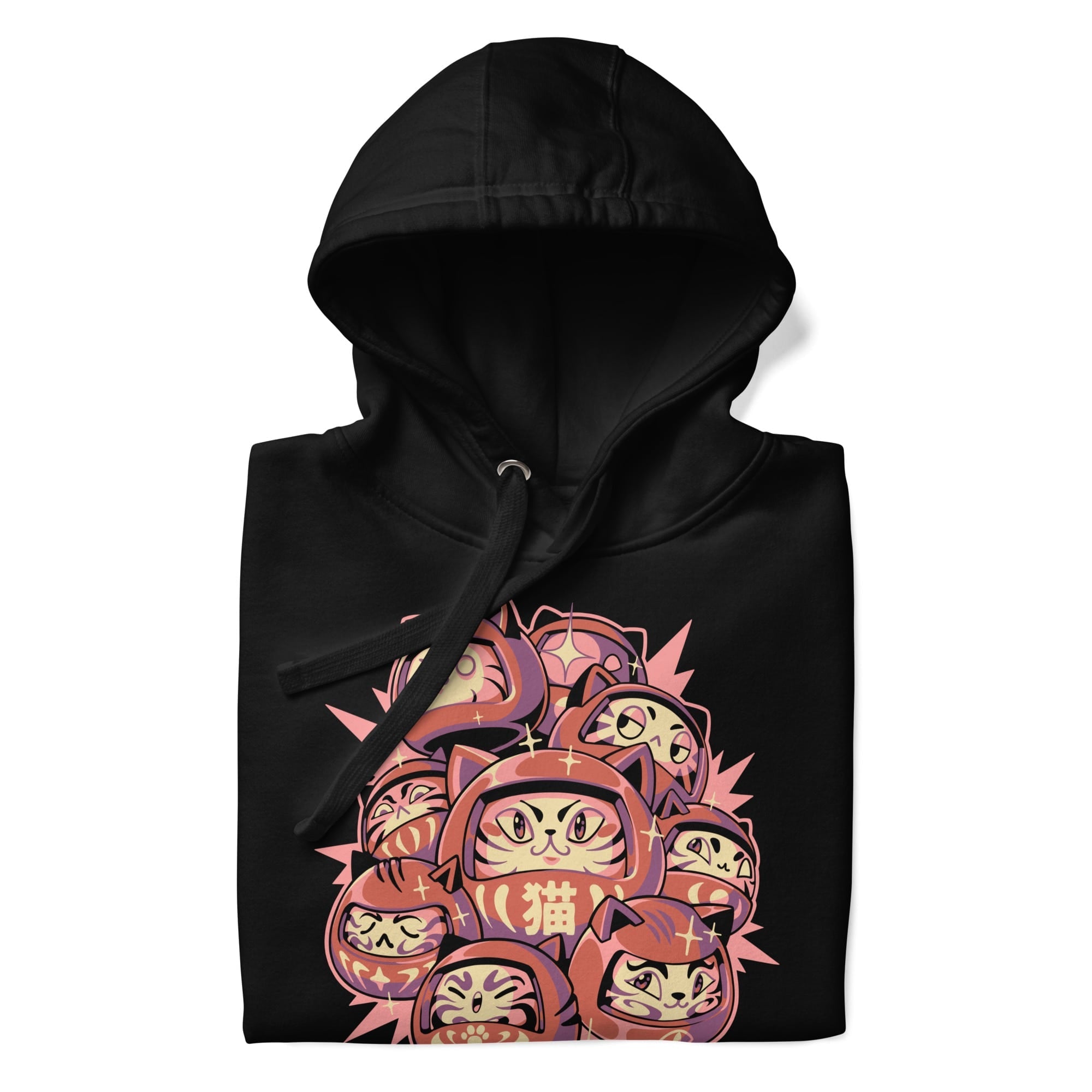 Daruma Cat japansk sweatshirt
