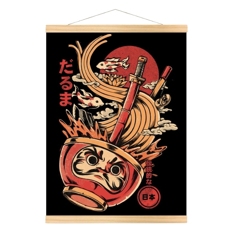 Daruma Ramen Japansk plakat A3